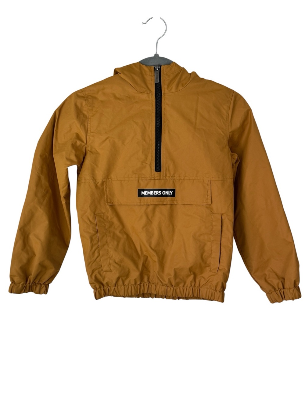Members Only Kids Yellow Hooded Anorak Pullover (8)